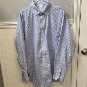 Classic Blue Striped Men's Shirt